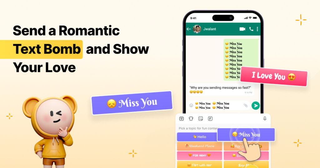 How to Send a Romantic Text Bomb: Express Your Love