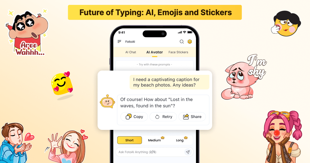 Exploring the Future of Typing: AI, Emojis, and Stickers ✨